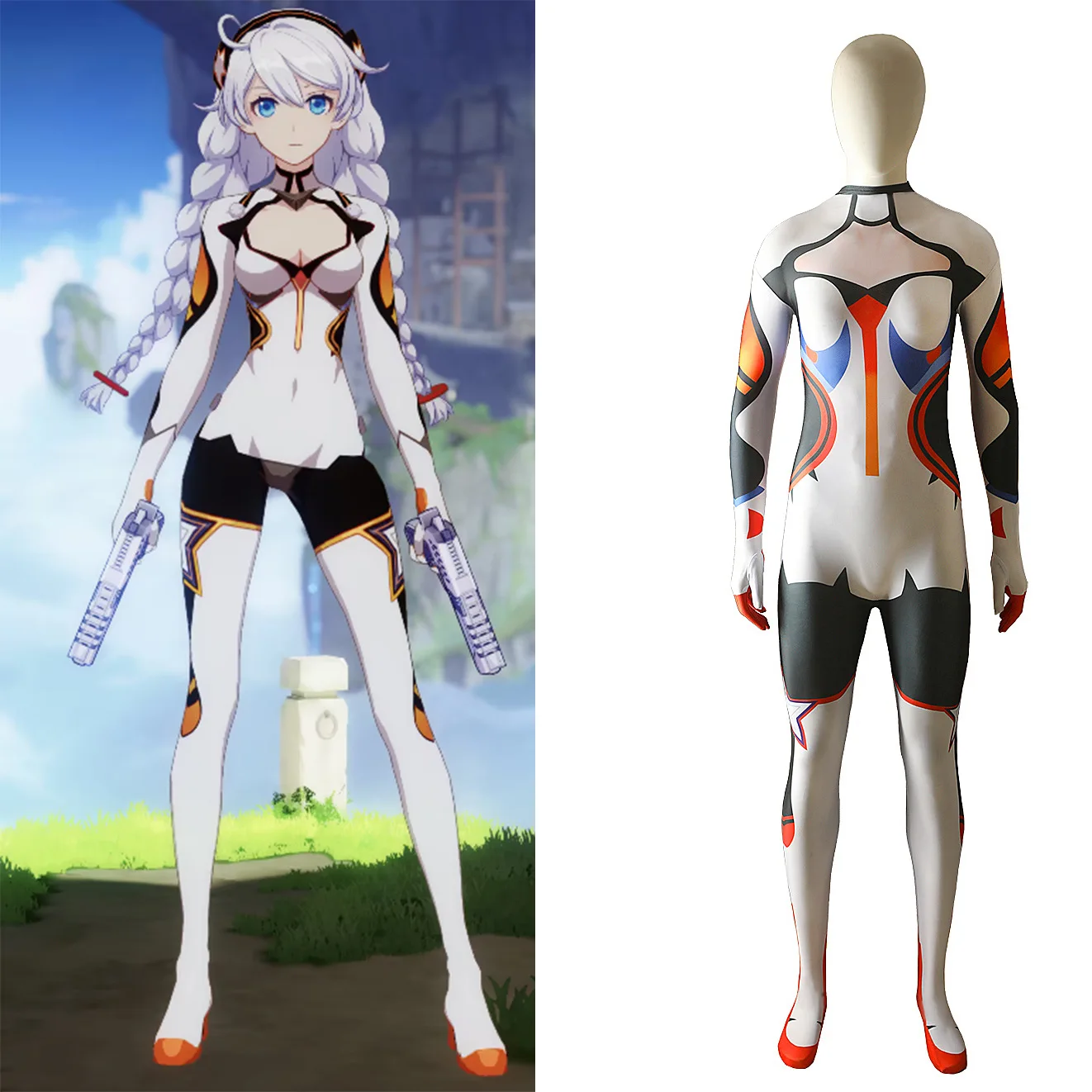 Костюм для косплея Кианы Касланы из игры Honkai Impact 3, из спандекса, с 3D-печатью, для Хэллоуина, боди для взрослых и подростков
Костюм для косплея Кианы Касланы из игры Honkai Impact 3, из спандекса, с 3D-печатью, для Хэллоуина, боди для взрослых и подростков