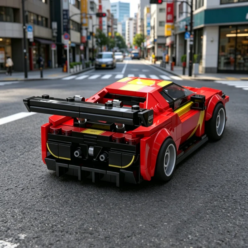 Collection Display Craft Building Blocks 346pcs Red Racing Car Elegant Racing Design.
Collection Display Craft Building Blocks 346pcs Red Racing Car Elegant Racing Design.