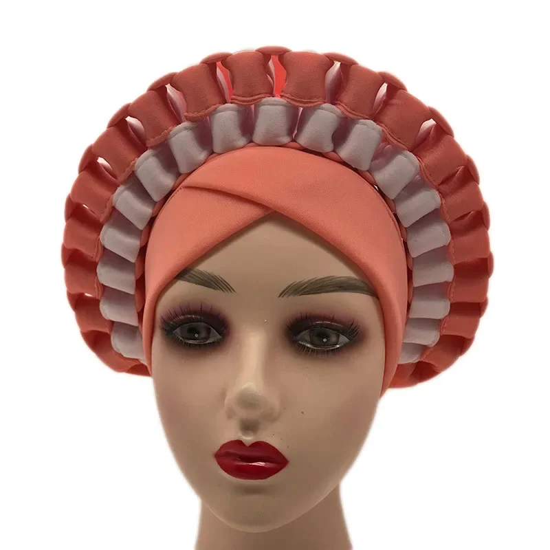 Elegant African Auto Gele Aso Oke Headtie Nigerian Turban Hats Women Cap For India Hat Head Wrap Headband Girl Hair Accessories
Elegant African Auto Gele Aso Oke Headtie Nigerian Turban Hats Women Cap For India Hat Head Wrap Headband Girl Hair Accessories