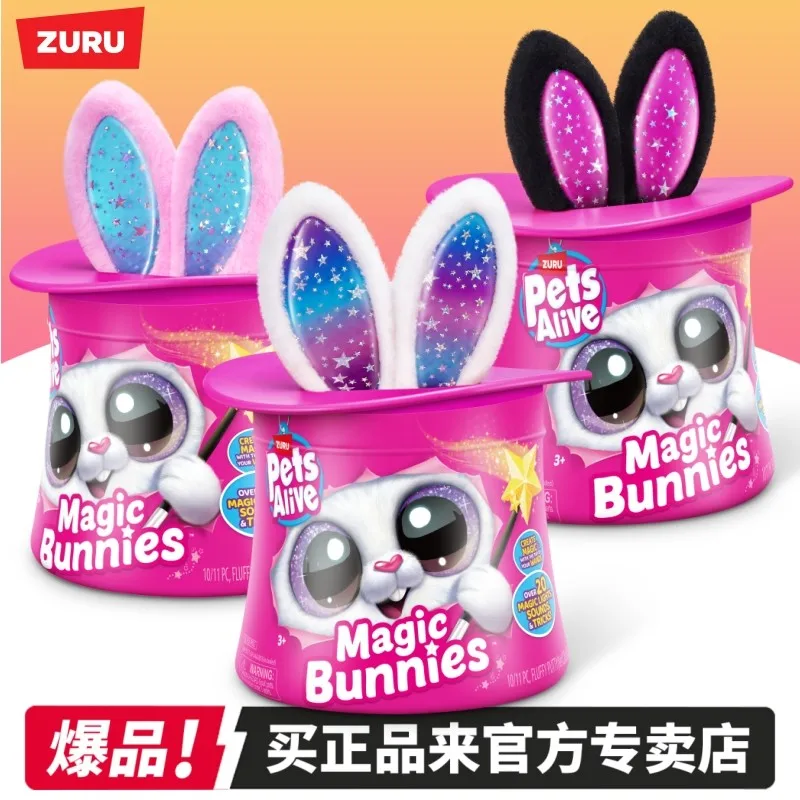 Zuru Pets Alive Magic Bunnies Blind Box Collectible Rabbit Model Doll Magic Hat Interactive Sound Toy Gift For Girls Kids
Zuru Pets Alive Magic Bunnies Blind Box Collectible Rabbit Model Doll Magic Hat Interactive Sound Toy Gift For Girls Kids