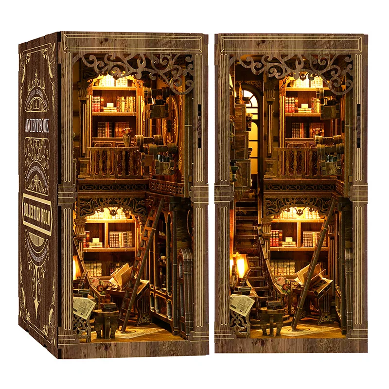 Деревянная подставка для книг в виде старинной библиотеки, 3D-модель для самостоятельной сборки, миниатюрный домик-органайзер для книг
Деревянная подставка для книг в виде старинной библиотеки, 3D-модель для самостоятельной сборки, миниатюрный домик-органайзер для книг