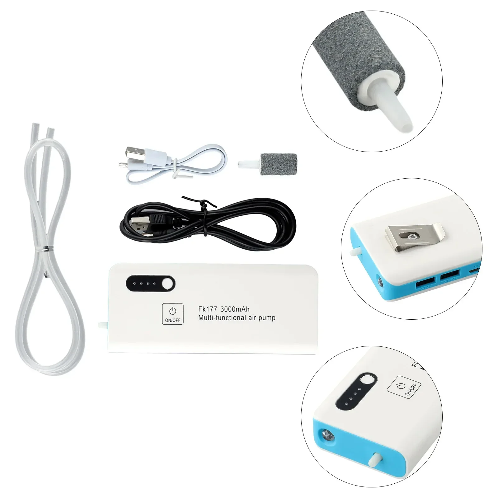 2023new Air Pump Fishing Aerator Oxygenated Live Baits Tool Multi-function Mobile Oxygen Flushing Pump USB Charging Parts
2023new Air Pump Fishing Aerator Oxygenated Live Baits Tool Multi-function Mobile Oxygen Flushing Pump USB Charging Parts
