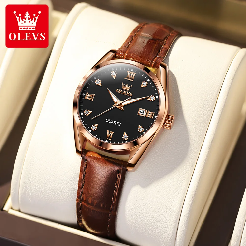 OLEVS 5522 Fashion Classic Ladies Dress Wristwatch Calendar Luminous Leather Strap Women's Quartz Watch Relogio Feminino
OLEVS 5522 Fashion Classic Ladies Dress Wristwatch Calendar Luminous Leather Strap Women's Quartz Watch Relogio Feminino