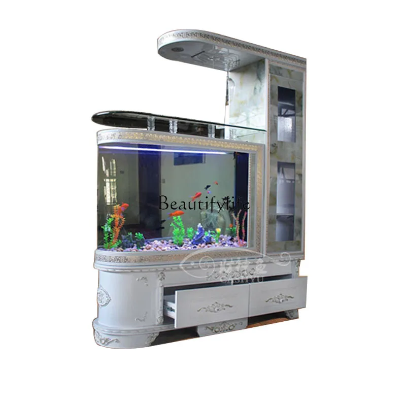 Fish tank aquarium medium and large living room wine cabinet entrance cabinet ecological fish tank
Fish tank aquarium medium and large living room wine cabinet entrance cabinet ecological fish tank