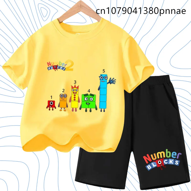Fashion Round Neck Top Sports Jogging Casual Set Kids T-shirt+ Shorts 2P Boys Girls Toddler 3-12yrs Digital Building Block Print
Fashion Round Neck Top Sports Jogging Casual Set Kids T-shirt+ Shorts 2P Boys Girls Toddler 3-12yrs Digital Building Block Print