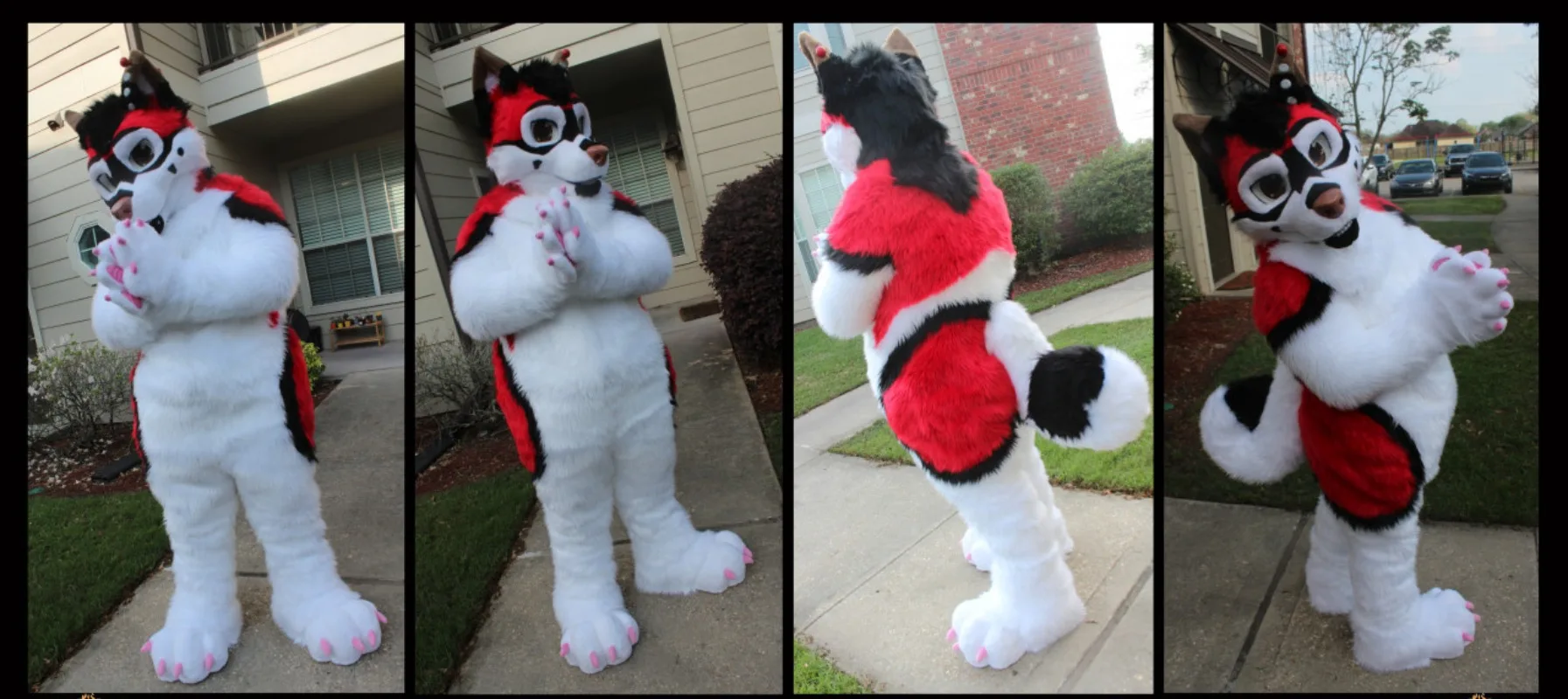 White Fox Dog Fursuit Mascot Costumes Halloween Fancy Party Dress Cartoon Character Carnival Christmas Birthday Party Gift
White Fox Dog Fursuit Mascot Costumes Halloween Fancy Party Dress Cartoon Character Carnival Christmas Birthday Party Gift