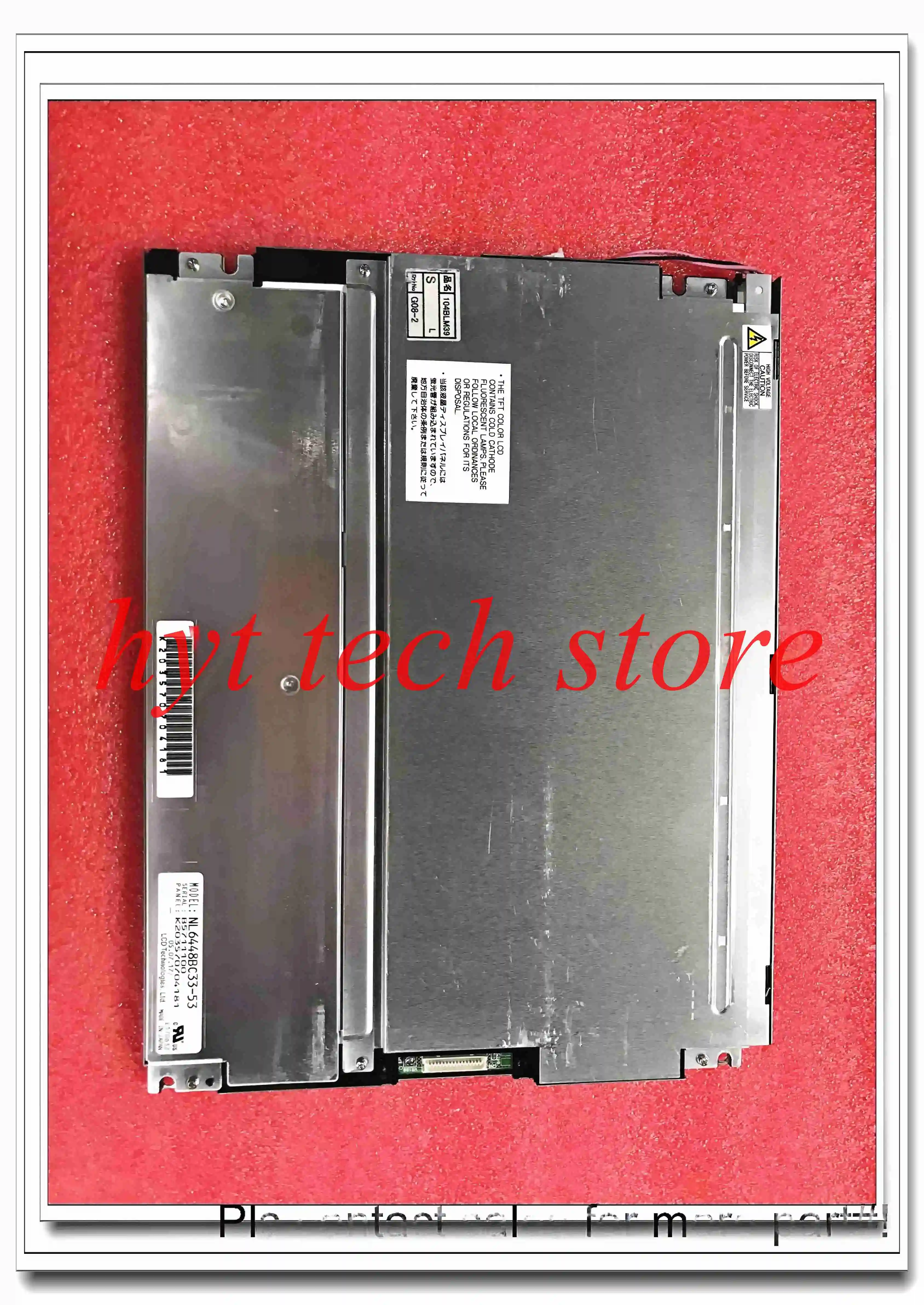 Original LCD Screen NL6448BC33-53 10.4 inch 640*480 100% tested A+ Grade before shipment
Original LCD Screen NL6448BC33-53 10.4 inch 640*480 100% tested A+ Grade before shipment