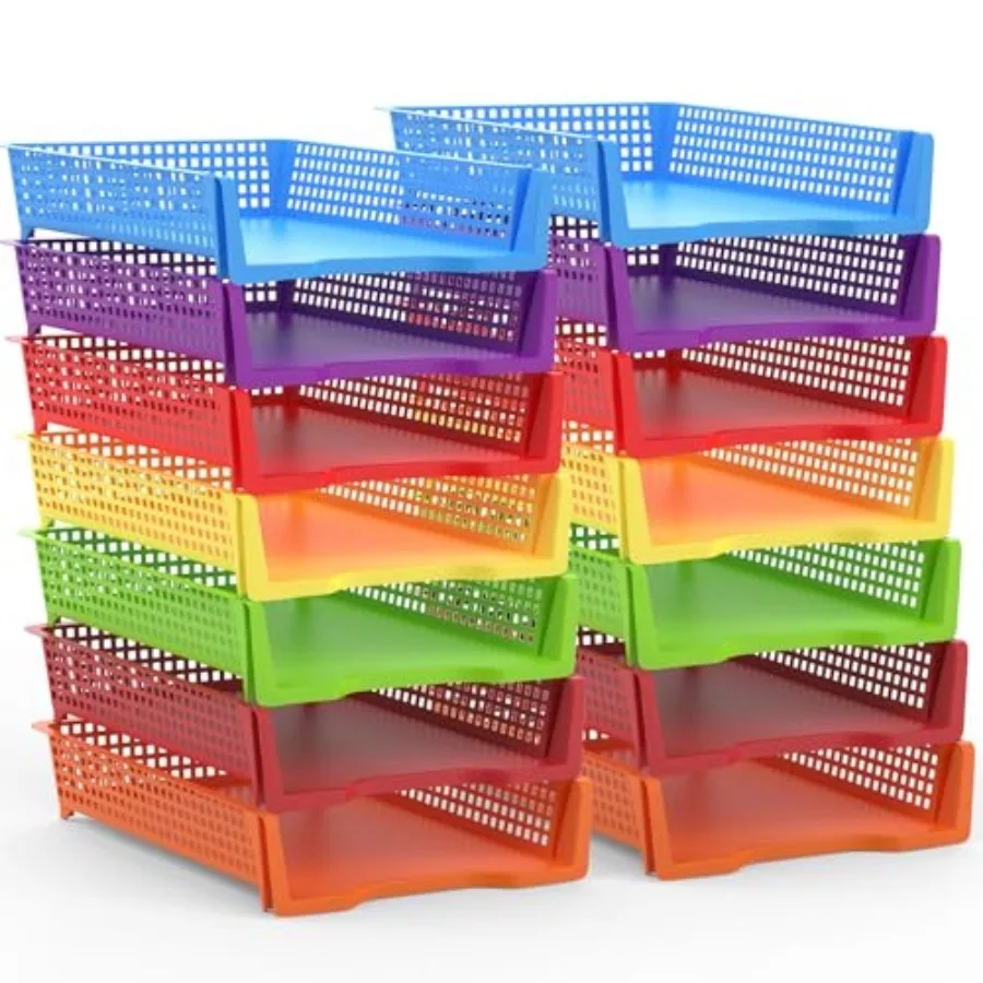 Pcs Plastic Stackable Paper Tray Turn in Trays Classroom Teachers Desk Organizer Bin for Office Home Teachers Organization Stor
Pcs Plastic Stackable Paper Tray Turn in Trays Classroom Teachers Desk Organizer Bin for Office Home Teachers Organization Stor