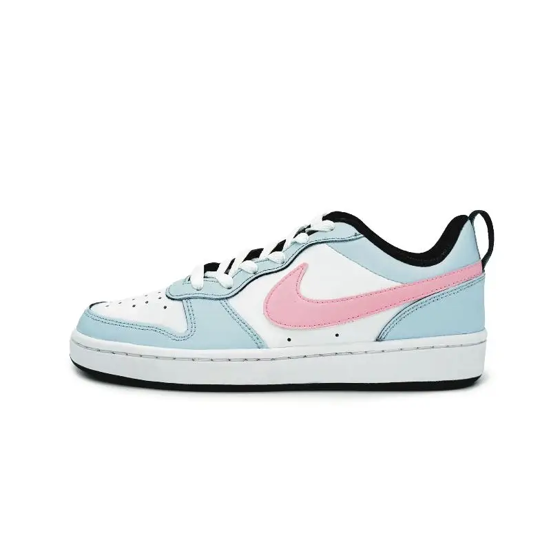 【Customize】Nike Court Borough Skateboarding Shoes Women's Low-top Blue/pink/white Sneakers shoes BQ5448-115
【Customize】Nike Court Borough Skateboarding Shoes Women's Low-top Blue/pink/white Sneakers shoes BQ5448-115