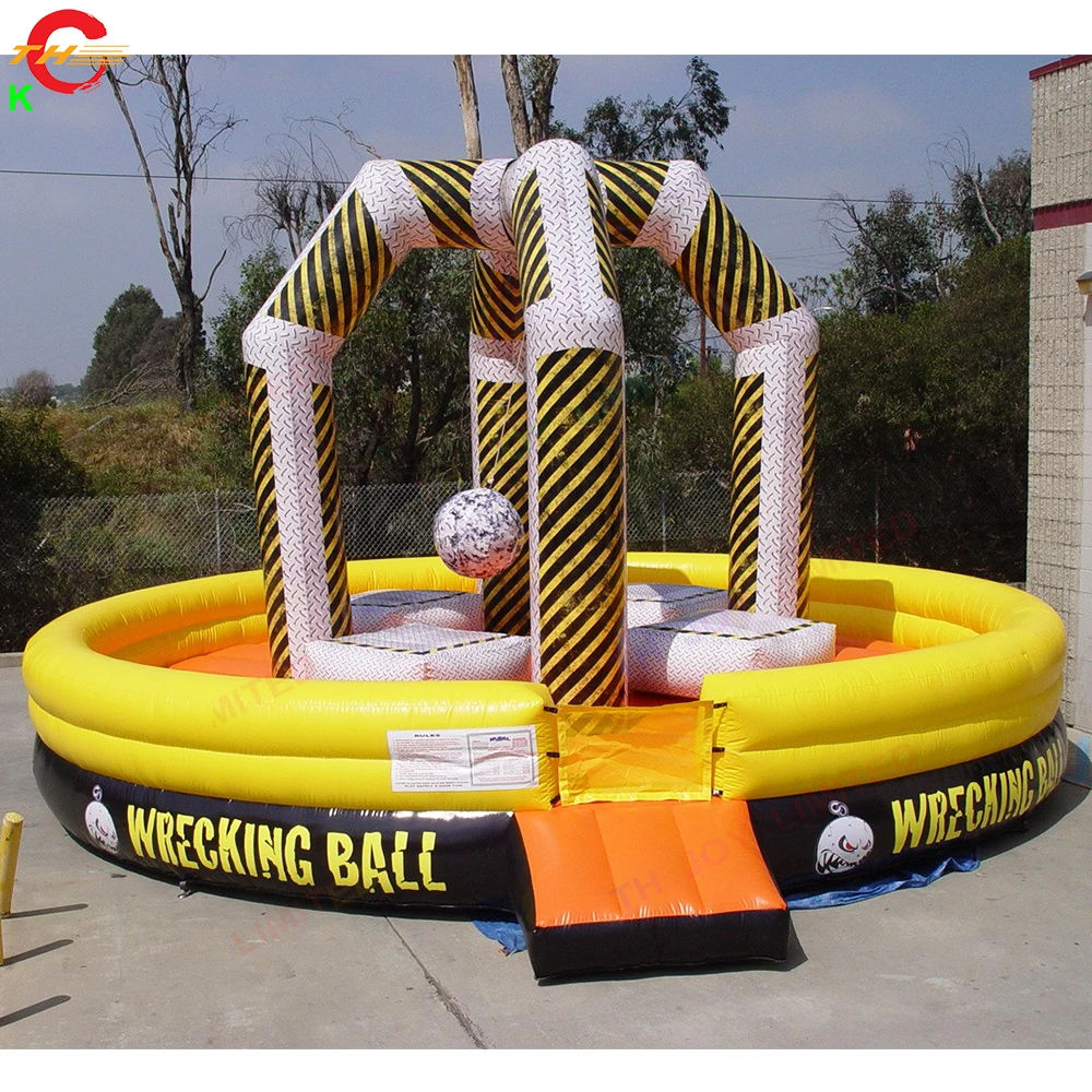 Interactive Inflatable Wrecking Ball Game for Outdoor Fun With Blower 5m Human Demolition Ball Carnival Sport Game for Sale Game
Interactive Inflatable Wrecking Ball Game for Outdoor Fun With Blower 5m Human Demolition Ball Carnival Sport Game for Sale Game