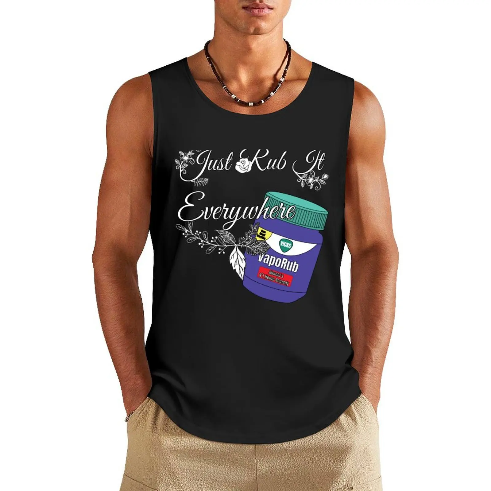 Put It Everywhere Ponte Vicks Vaporub Tank Top t-shirts man bodybuilding man Men's t-shirt
Put It Everywhere Ponte Vicks Vaporub Tank Top t-shirts man bodybuilding man Men's t-shirt