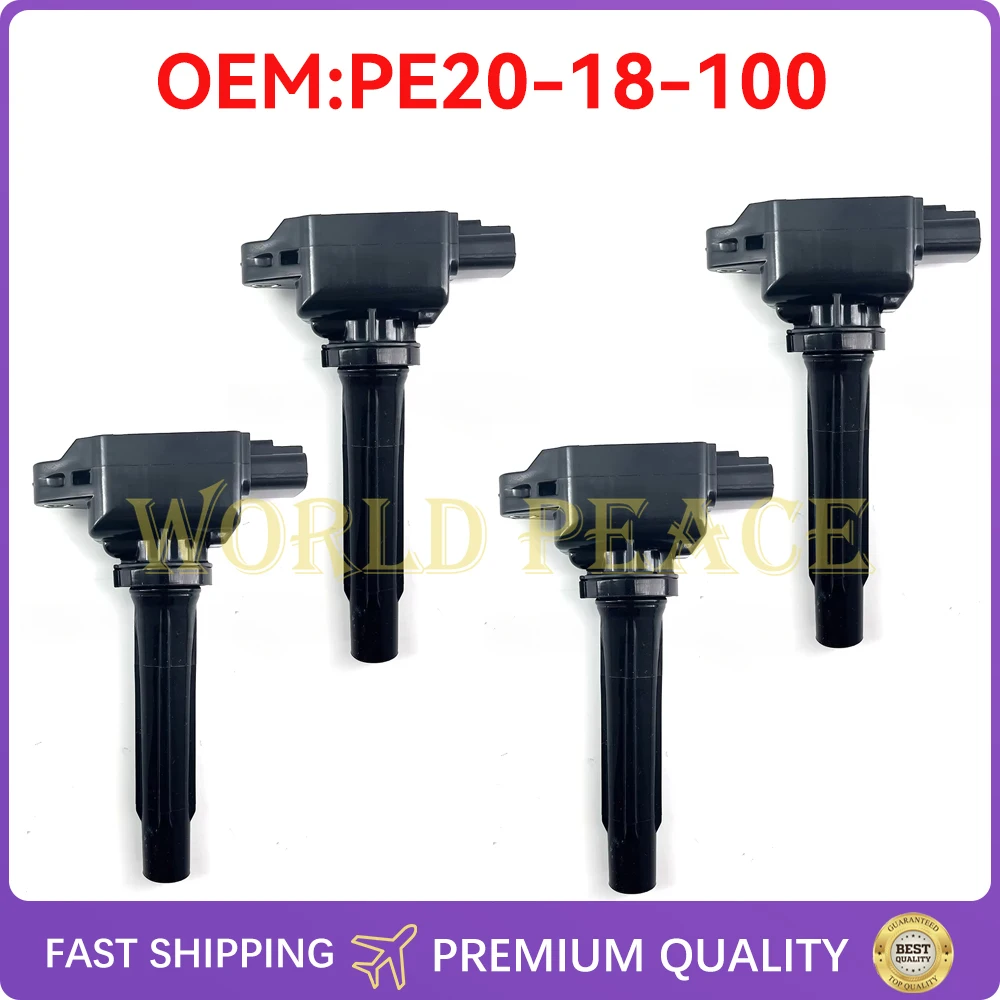 4 шт. PE01-18-100 PE20-18-100A 3-контактная катушка зажигания для Mazda CX-5 3 6 2.0L 2011-2015 PE 2018100 H6T61271 PE 2018100 ПЭ20-18-100
4 шт. PE01-18-100 PE20-18-100A 3-контактная катушка зажигания для Mazda CX-5 3 6 2.0L 2011-2015 PE 2018100 H6T61271 PE 2018100 ПЭ20-18-100