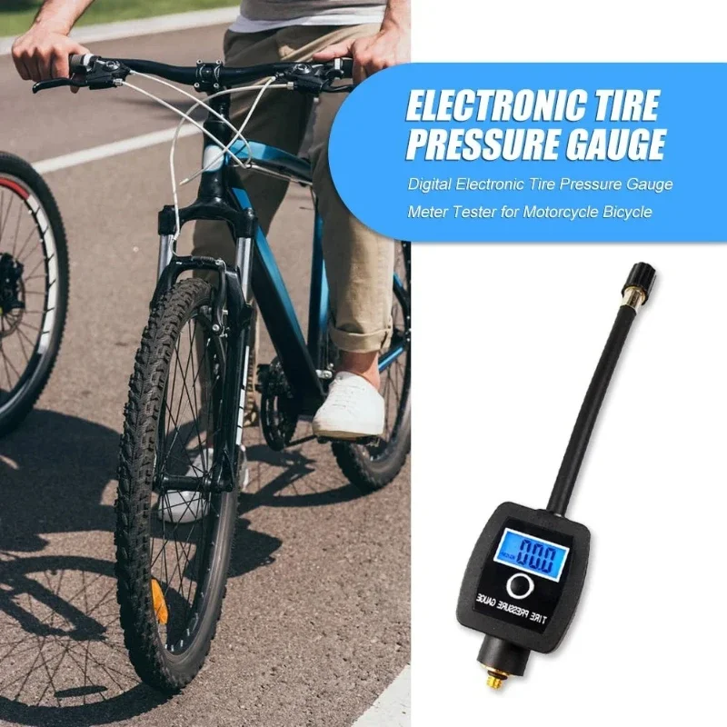 1Pc High Precision Mini Digital Tire Pressure Gauge for Car Motorcycle Bicycle Tire Repair
1Pc High Precision Mini Digital Tire Pressure Gauge for Car Motorcycle Bicycle Tire Repair