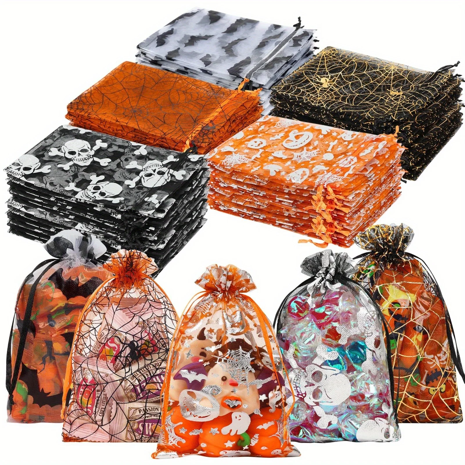 Halloween Party Drawstring Gift Bags 4x6in Tulle Candy Snack Bags for Party Gifts Event,Mesh Drawstring Bags drawstring bags
Halloween Party Drawstring Gift Bags 4x6in Tulle Candy Snack Bags for Party Gifts Event,Mesh Drawstring Bags drawstring bags