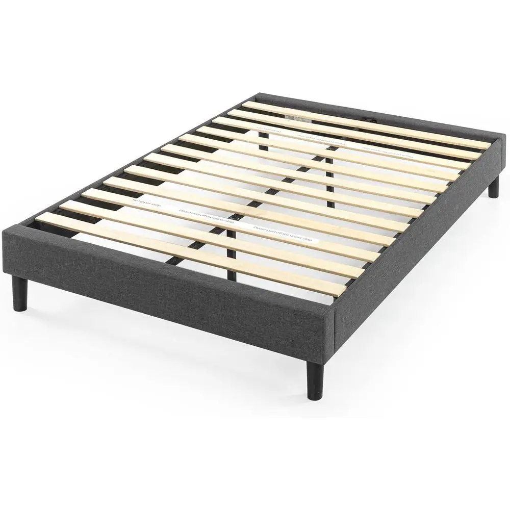 Zinus Curtis Upholstered Platorm Bed e, Mattroundation, Wood Slat Support, No Box Spring Needed, Easy Assembly, Grey, Queen
Zinus Curtis Upholstered Platorm Bed e, Mattroundation, Wood Slat Support, No Box Spring Needed, Easy Assembly, Grey, Queen