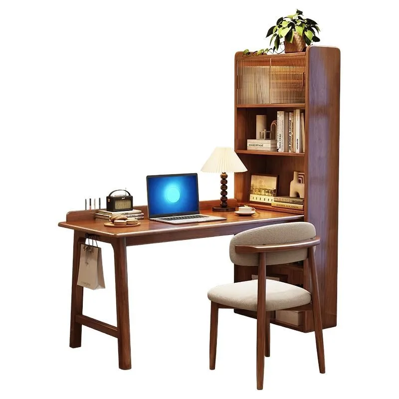 Solid wood corner desk Bedroom corner computer desk Bookcase combination Writing desk
Solid wood corner desk Bedroom corner computer desk Bookcase combination Writing desk