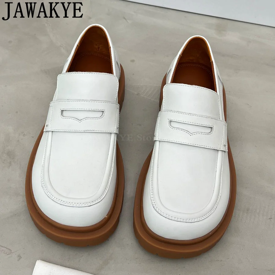 Plus Size Round Toe loafer Flat Shoes Women Black White Genuine Leather Casual Lace-Up Flat Shoes Summer Luxury Punk Shoes Men
Plus Size Round Toe loafer Flat Shoes Women Black White Genuine Leather Casual Lace-Up Flat Shoes Summer Luxury Punk Shoes Men