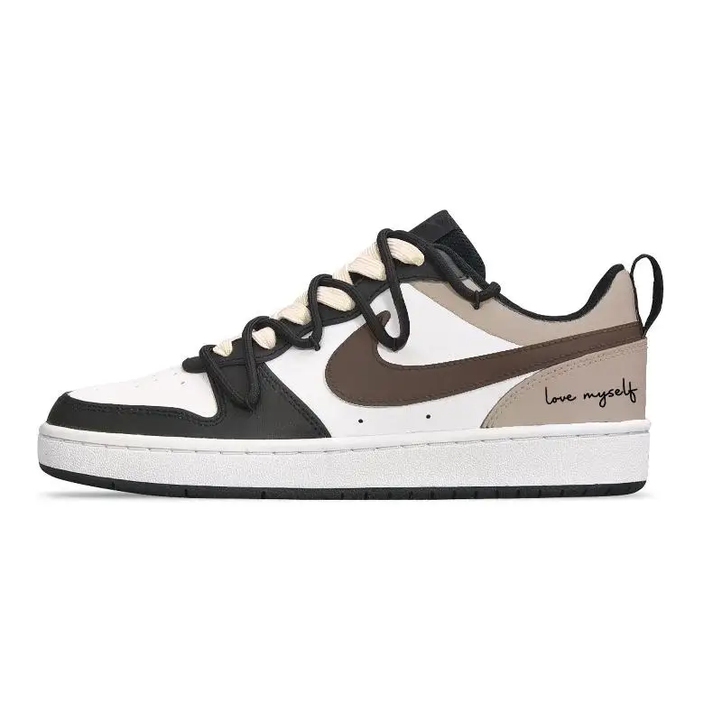 【Customize】Nike Court Borough Skateboarding Shoes Women's Low-top Back/Brown Sneakers shoes BQ5448-115
【Customize】Nike Court Borough Skateboarding Shoes Women's Low-top Back/Brown Sneakers shoes BQ5448-115