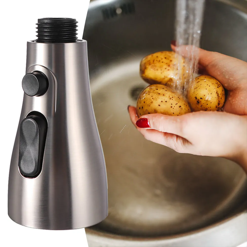 3 modes Plastic Pull Out Faucet Handheld Rotatable Water Tap Attachment 3 in 1 Durable Pull Out Spray Head Replacement Part
3 modes Plastic Pull Out Faucet Handheld Rotatable Water Tap Attachment 3 in 1 Durable Pull Out Spray Head Replacement Part