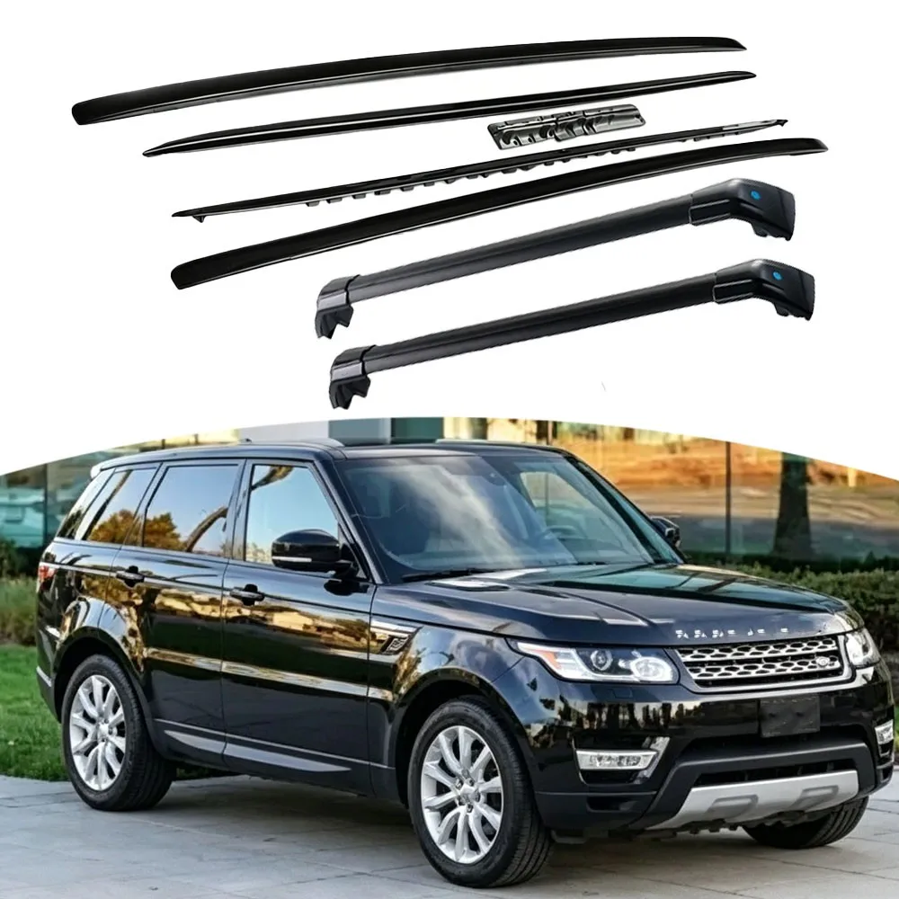 4PCS Black Roof Rails Side Rails & Cross Bars Fits for LR Range Rover Sport L494 2014-2022 Aluminum
4PCS Black Roof Rails Side Rails & Cross Bars Fits for LR Range Rover Sport L494 2014-2022 Aluminum