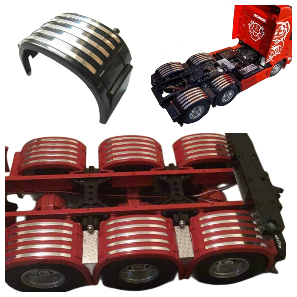 Mudguard Metal Paste Stickers for Tamiya 1/14 RC Truck Car Scania 770s 56323 56327 Upgrade Accessories
Mudguard Metal Paste Stickers for Tamiya 1/14 RC Truck Car Scania 770s 56323 56327 Upgrade Accessories