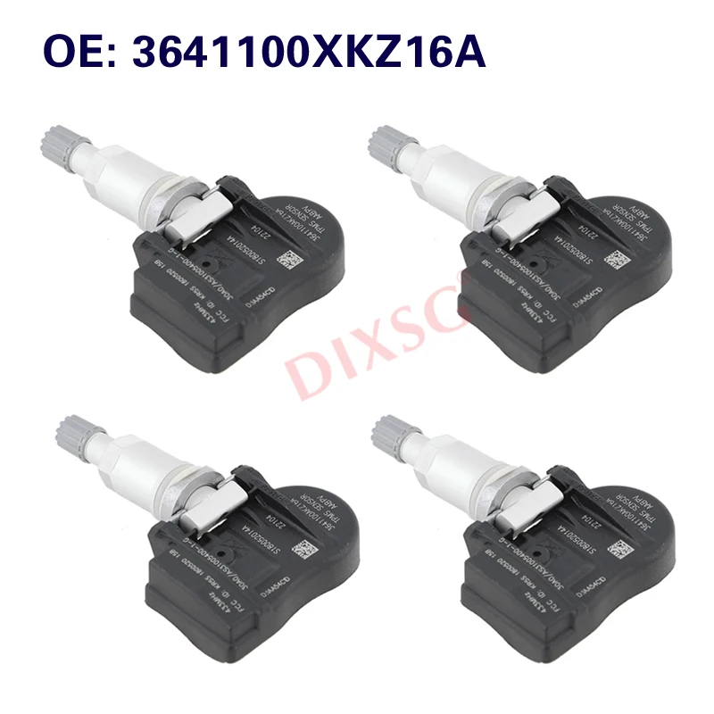 4 шт. датчик TPMS 3641100 Датчик контроля давления в шинах AKZ16A 3641100 AKZ16A для Great Wall Harvard H5 H6 Wingle5 433 МГц
4 шт. датчик TPMS 3641100 Датчик контроля давления в шинах AKZ16A 3641100 AKZ16A для Great Wall Harvard H5 H6 Wingle5 433 МГц
