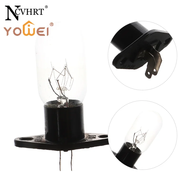 Latest 4.8mm Socket With Bent Foot 220V 15-20W Microwave Oven Bulb Refrigerator Lighting Bulb with Holder Replacement Universal
Latest 4.8mm Socket With Bent Foot 220V 15-20W Microwave Oven Bulb Refrigerator Lighting Bulb with Holder Replacement Universal