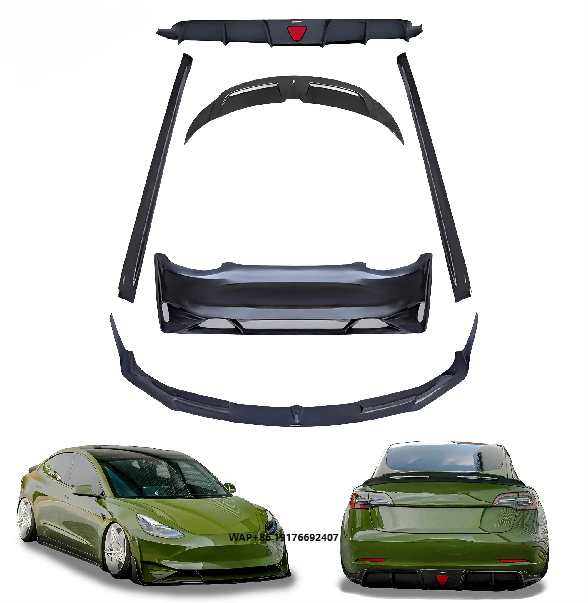 High Quality Body Kit for Model 3 Upgrade CMST Bumper Front Lip Rear Diffuser Side Skirts Tuning Rear Spoiler Aero Kit
High Quality Body Kit for Model 3 Upgrade CMST Bumper Front Lip Rear Diffuser Side Skirts Tuning Rear Spoiler Aero Kit