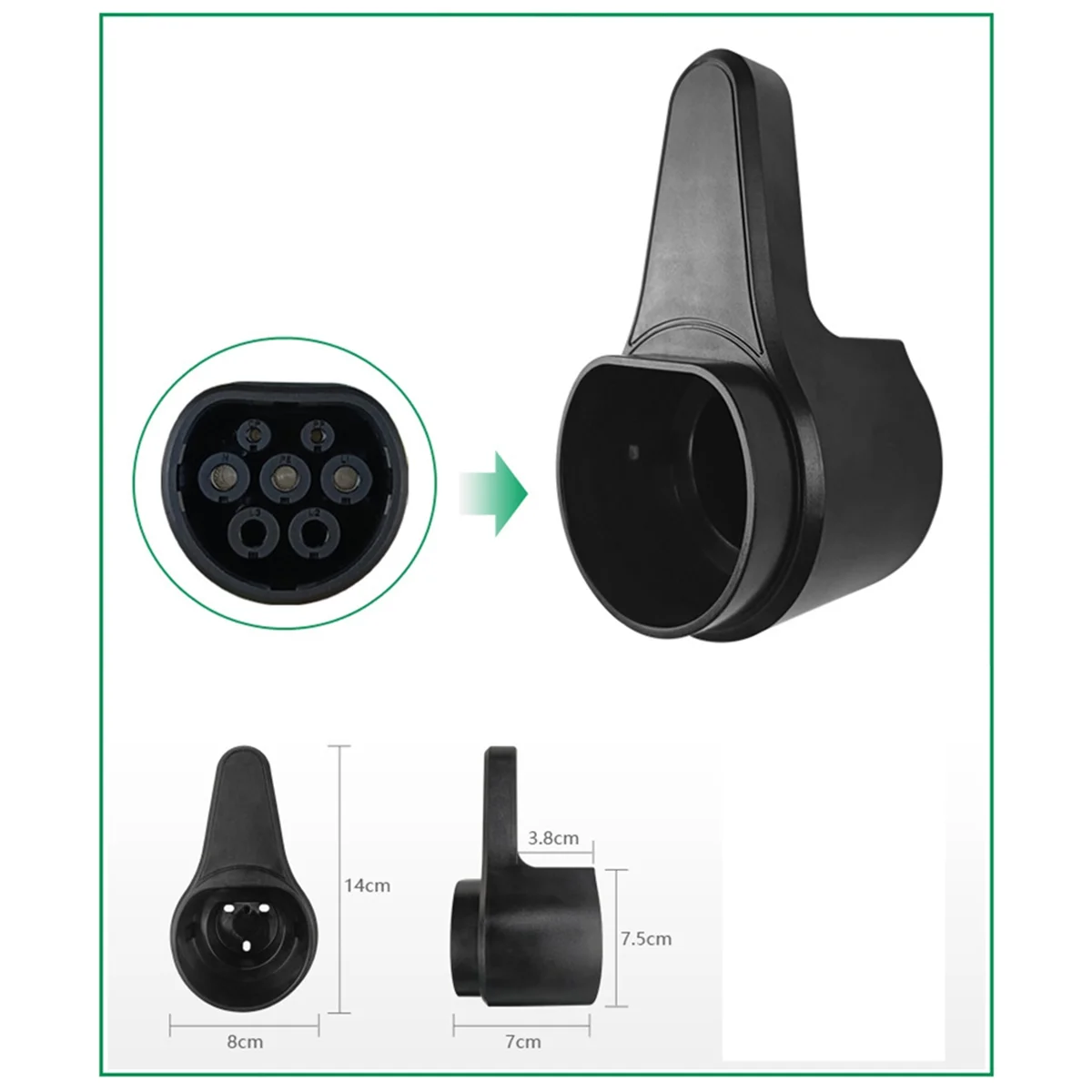 A002 Держатель вилки для зарядного устройства для электромобиля типа 2, EV IEC 62196-2, органайзер для зарядки, вилка кабеля, настенное крепление, аксессуары для розеток
A002 Держатель вилки для зарядного устройства для электромобиля типа 2, EV IEC 62196-2, органайзер для зарядки, вилка кабеля, настенное крепление, аксессуары для розеток