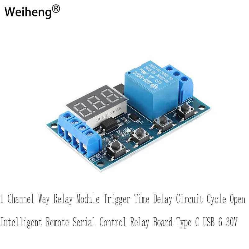 10pcs Way Relay Module Trigger Time Delay Circuit Cycle Open Intelligent Remote Serial Control Relay Board Type-C USB 6-30V
10pcs Way Relay Module Trigger Time Delay Circuit Cycle Open Intelligent Remote Serial Control Relay Board Type-C USB 6-30V