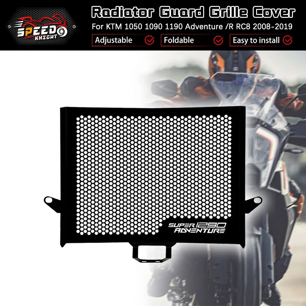 Radiator Grille Guard Shield for KTM 1050/1090/1190 Adventure R & RC8R, Protective Motorcycle Radiator Cover
Radiator Grille Guard Shield for KTM 1050/1090/1190 Adventure R & RC8R, Protective Motorcycle Radiator Cover