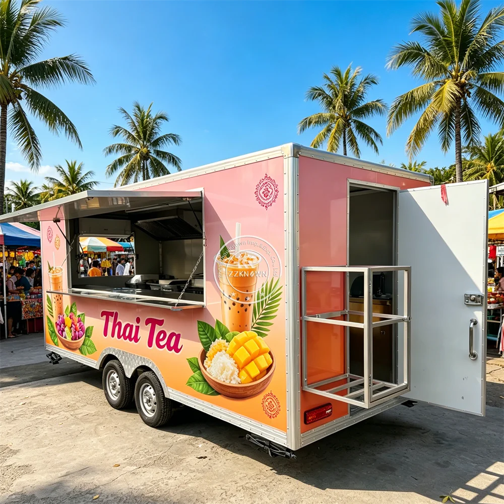 Custom Mobile Food Trailer Mobile Kitchen Street Coffee Snack Ice Cream Cart Concession Pizza Food Truck Fully Equipped
Custom Mobile Food Trailer Mobile Kitchen Street Coffee Snack Ice Cream Cart Concession Pizza Food Truck Fully Equipped