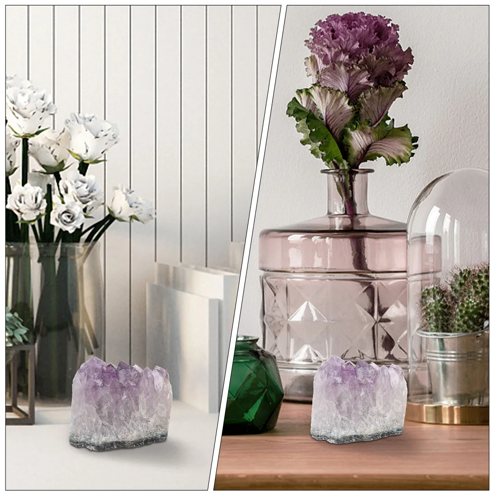 2 Pcs Amethyst Rough Stone Block Stones Natural Crystal Desktop Ornament Adornment Home Decor Tabletop Ore
2 Pcs Amethyst Rough Stone Block Stones Natural Crystal Desktop Ornament Adornment Home Decor Tabletop Ore