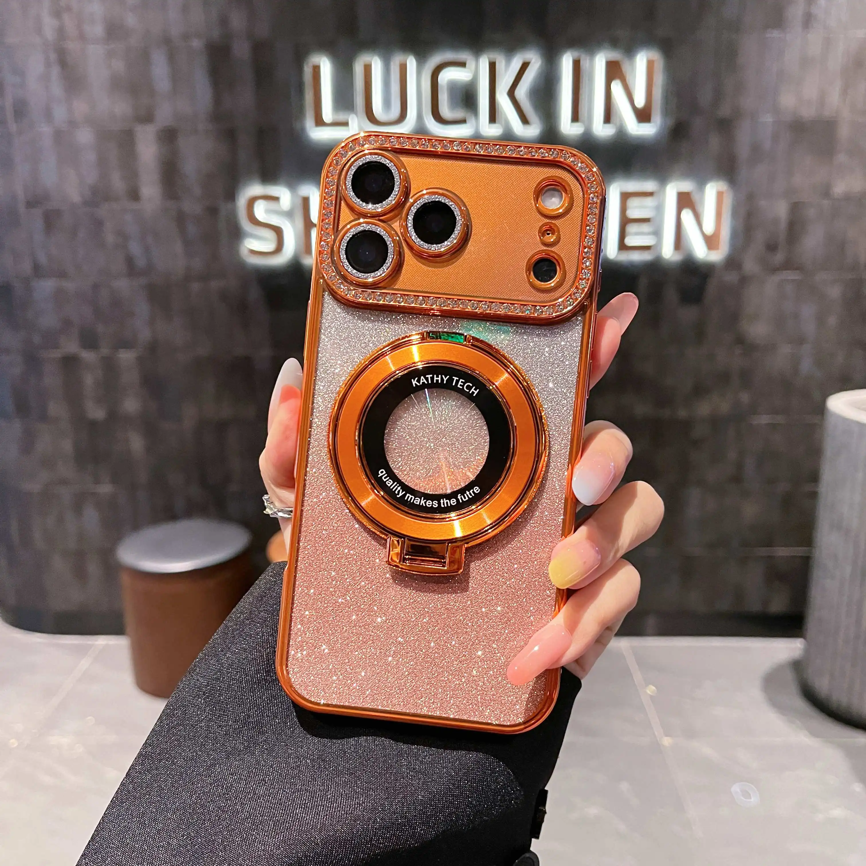 Luxury Glitter Diamond Magnetic Case For iPhone 17 Pro 17 16 15 14 13 12 11 Pro Max Plus 17 Air Bling Magsafe Stand Back Covers
Luxury Glitter Diamond Magnetic Case For iPhone 17 Pro 17 16 15 14 13 12 11 Pro Max Plus 17 Air Bling Magsafe Stand Back Covers