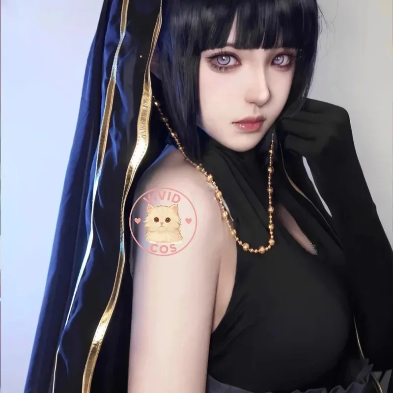 Hinata Hyuga cosplay costume anime black wedding dress role play clothes for adult women comic con party hallf;5,m'7
Hinata Hyuga cosplay costume anime black wedding dress role play clothes for adult women comic con party hallf;5,m'7
