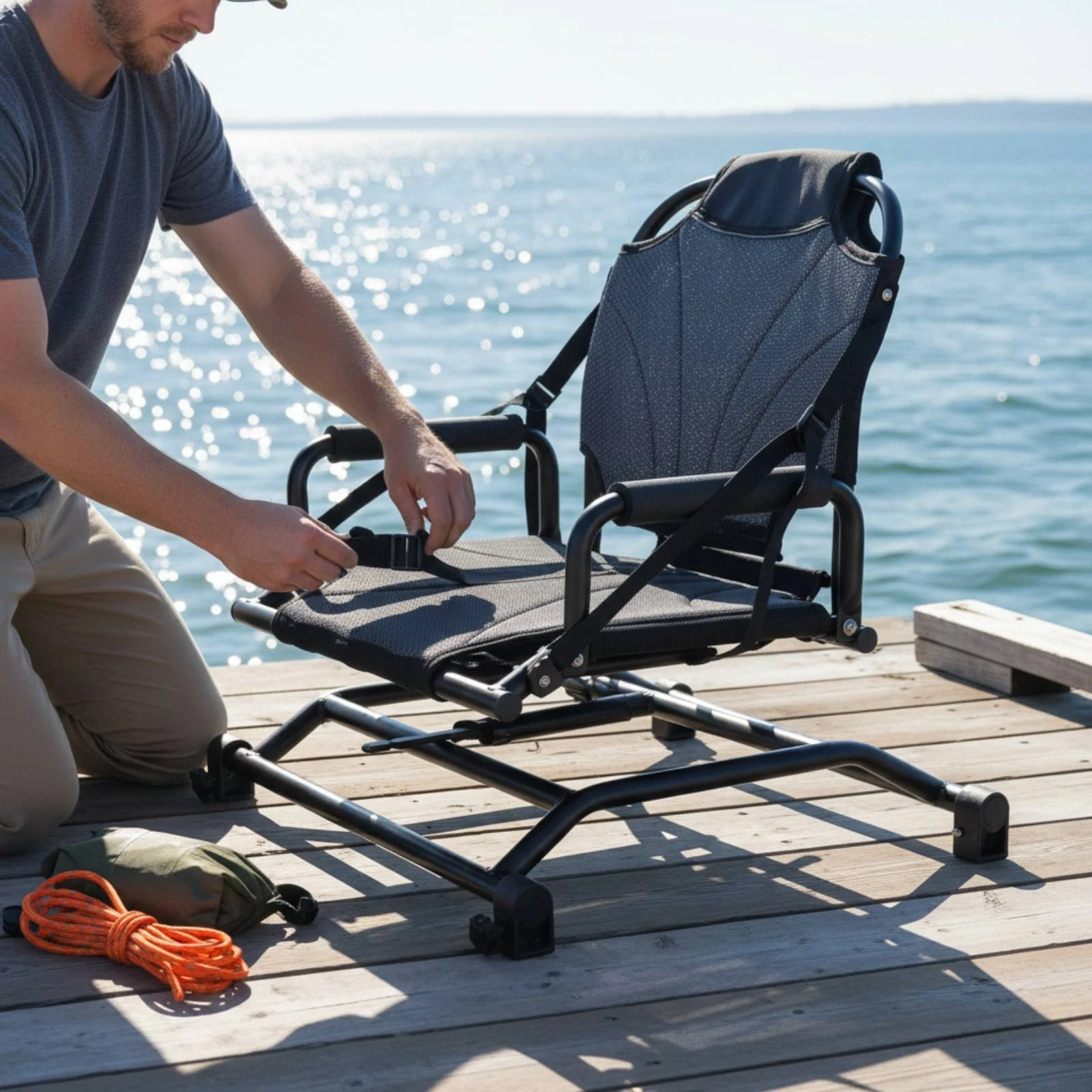 Kayak Swivel Seat Comfortable Support Aluminum Kayak Seat Marine Accessory Quick Release Water Sports Gear for Anglers
Kayak Swivel Seat Comfortable Support Aluminum Kayak Seat Marine Accessory Quick Release Water Sports Gear for Anglers