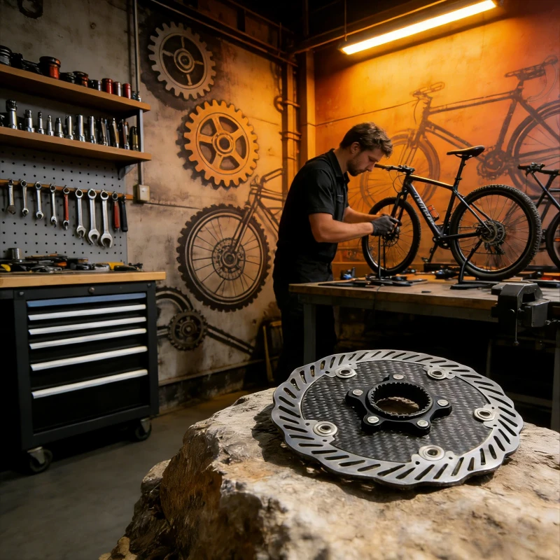 Carbon Fiber MTB Brake Rotor | 140/160mm Centerlock Floating Disc | High-Performance
Carbon Fiber MTB Brake Rotor | 140/160mm Centerlock Floating Disc | High-Performance