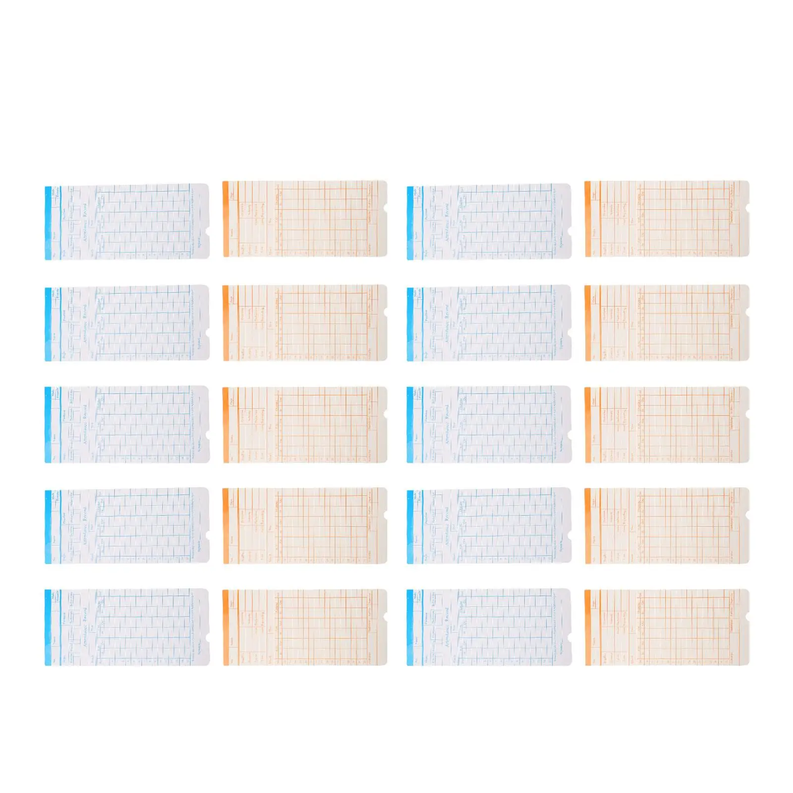 100 Sheets Double-sided Attendance Thick Paper Office Supply Employee Tracker Card System
100 Sheets Double-sided Attendance Thick Paper Office Supply Employee Tracker Card System