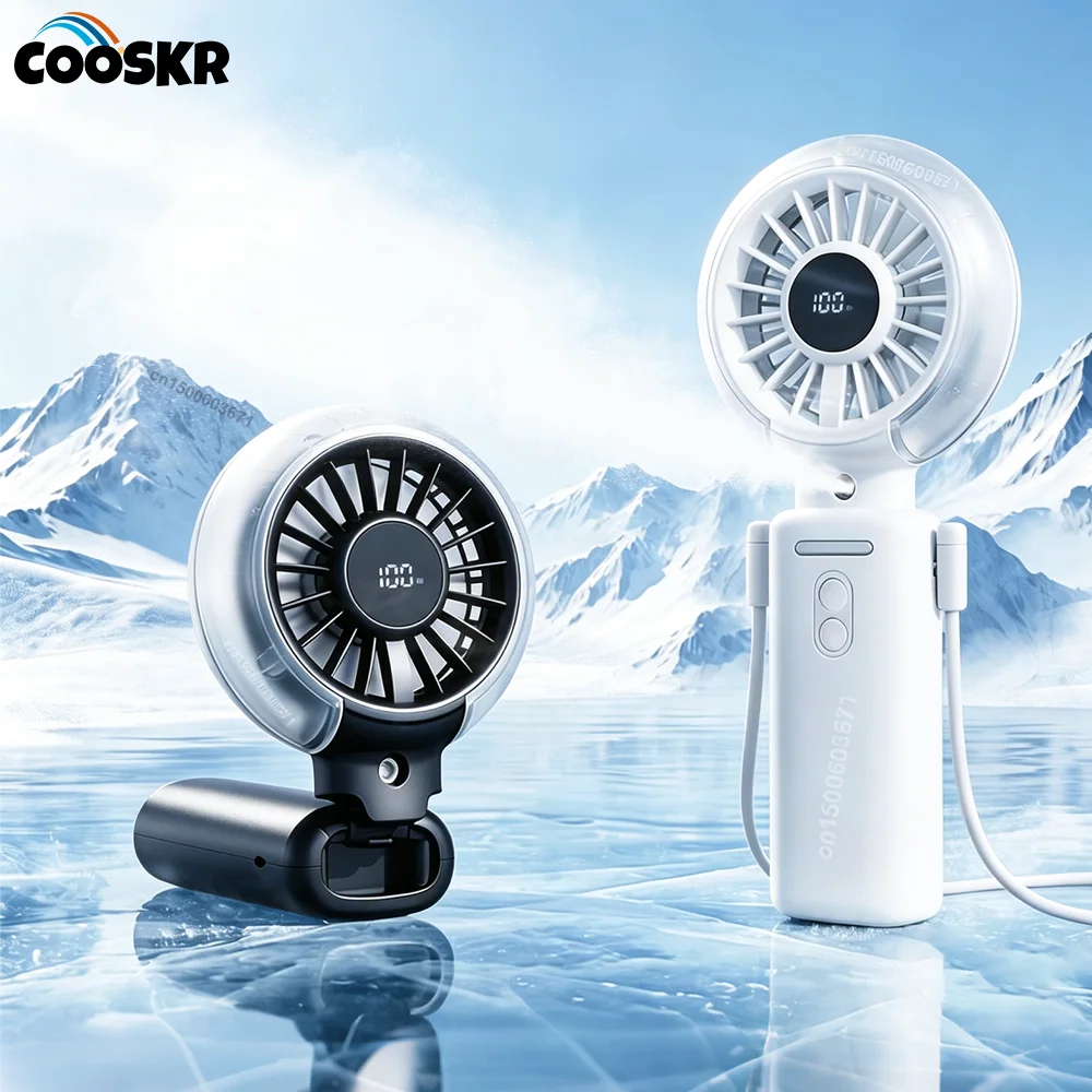 Portable Water Mist Fan Mini Handheld Spray Fan Hanging Neck Fan USB Rechargeable Humidifier Fan 100 Speed Powerful Personal Fan
Portable Water Mist Fan Mini Handheld Spray Fan Hanging Neck Fan USB Rechargeable Humidifier Fan 100 Speed Powerful Personal Fan