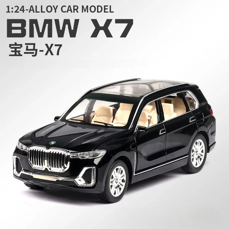 1:24 BMW X7 SUV Alloy Car Model Diecasts Toy Vehicles Metal Toy Car Model Simulation Collection Sound Light Childrens Toy
1:24 BMW X7 SUV Alloy Car Model Diecasts Toy Vehicles Metal Toy Car Model Simulation Collection Sound Light Childrens Toy