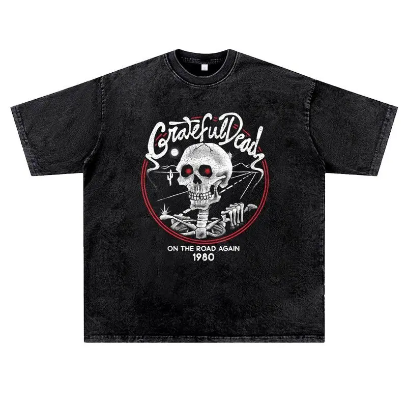 Американская ретро-группа Gratitude Death Rock Band, тяжелая потертая футболка из чистого хлопка, свободная футболка с короткими рукавами для мужчин и женщин
Американская ретро-группа Gratitude Death Rock Band, тяжелая потертая футболка из чистого хлопка, свободная футболка с короткими рукавами для мужчин и женщин