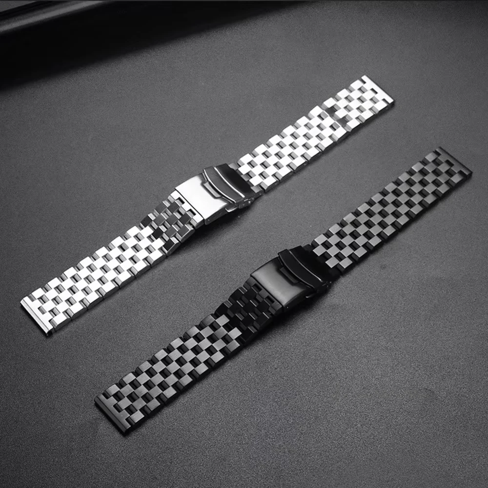 Solid Stainless Steel Watch Strap 18mm 20mm 22mm 24mm 26mmHigh Quality Watch Band Flat Interface Wristband with Tool Accessories
Solid Stainless Steel Watch Strap 18mm 20mm 22mm 24mm 26mmHigh Quality Watch Band Flat Interface Wristband with Tool Accessories