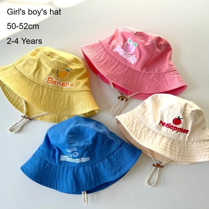 Girls Embroidery Hats Children Fisherman Hat 50-52cm Spring Summer New Boys Color Block Strawberry Print Cute Cap Kids Sun Hat
Girls Embroidery Hats Children Fisherman Hat 50-52cm Spring Summer New Boys Color Block Strawberry Print Cute Cap Kids Sun Hat