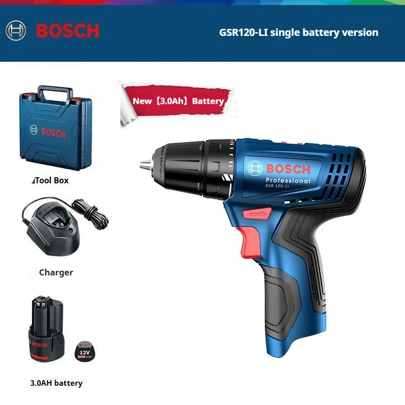 Bosch GSR120Li electric screwdriver is suitable for furniture assembly and repair, woodworking and metalworking.
Bosch GSR120Li electric screwdriver is suitable for furniture assembly and repair, woodworking and metalworking.