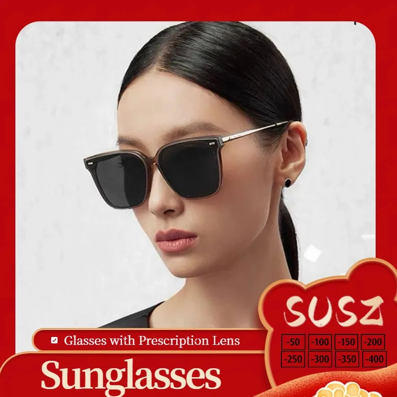 SUSZ Women Round Myopia UV Protection Sunglasses Trendy Colored Prescription Glasses For Summer Beach Travel Driving Shopping
SUSZ Women Round Myopia UV Protection Sunglasses Trendy Colored Prescription Glasses For Summer Beach Travel Driving Shopping