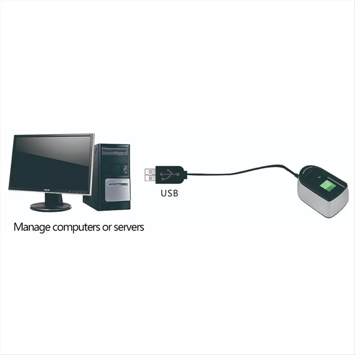 USB Fingerprint Enrollment Device for Computer, Biometric Scanner with Software, for Access Control and Attendance Sys
USB Fingerprint Enrollment Device for Computer, Biometric Scanner with Software, for Access Control and Attendance Sys