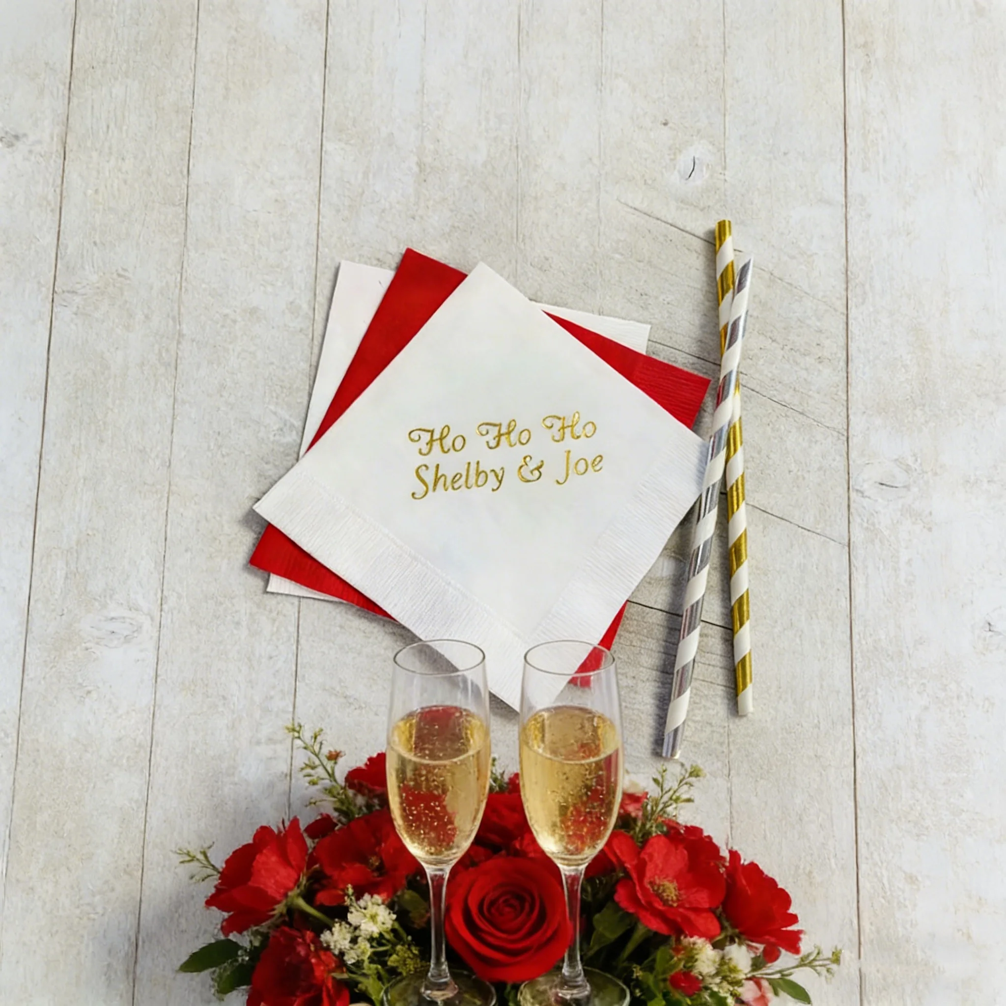 50pcs Custom Monogram Christmas Paper Napkins Personalized Holiday Party Cocktail & Guest Towel Sizes Available
50pcs Custom Monogram Christmas Paper Napkins Personalized Holiday Party Cocktail & Guest Towel Sizes Available