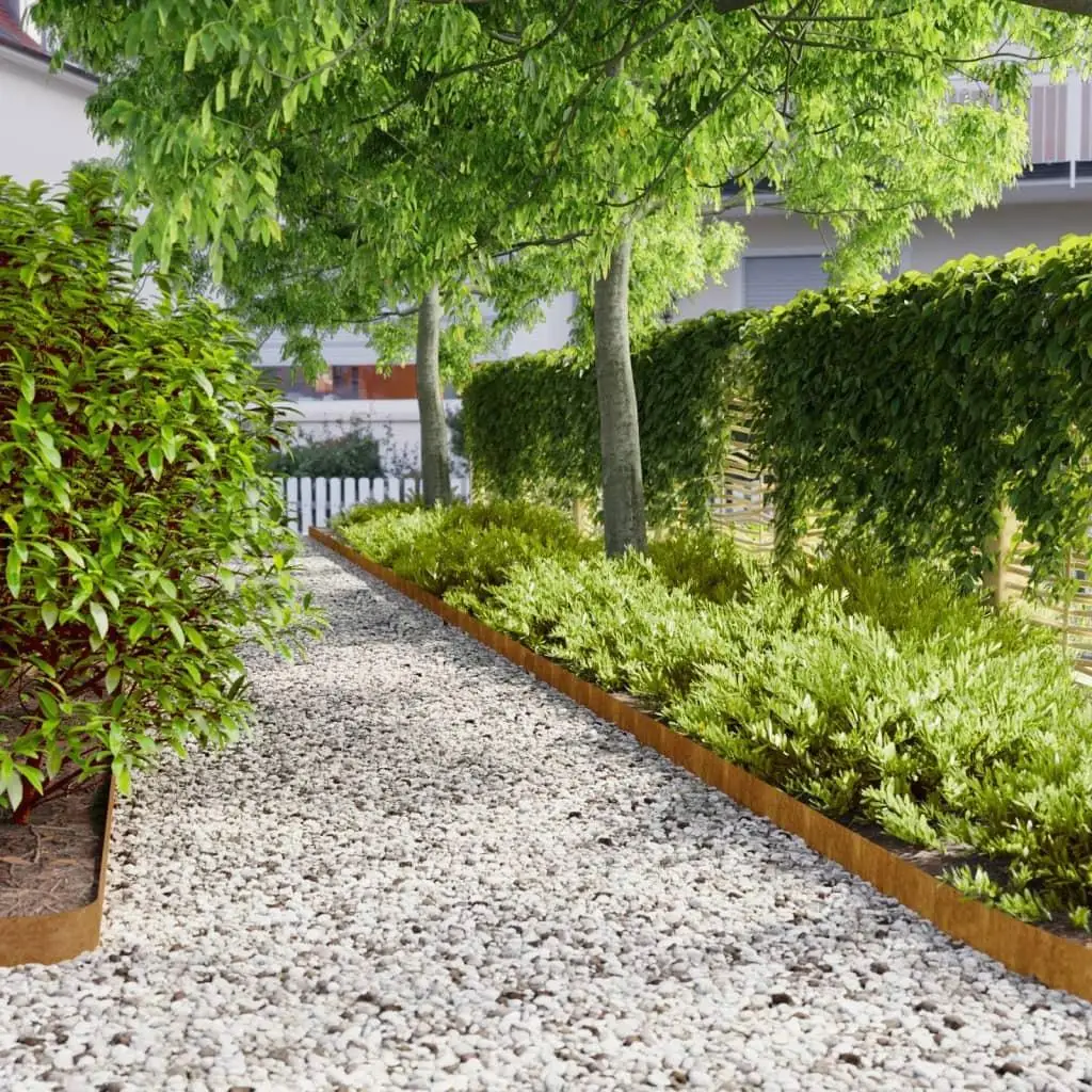 10 Pcs Flexible Corten Steel Lawn Edgings - 3.9x40.6 Inch Garden Borders for Landscaping
10 Pcs Flexible Corten Steel Lawn Edgings - 3.9x40.6 Inch Garden Borders for Landscaping