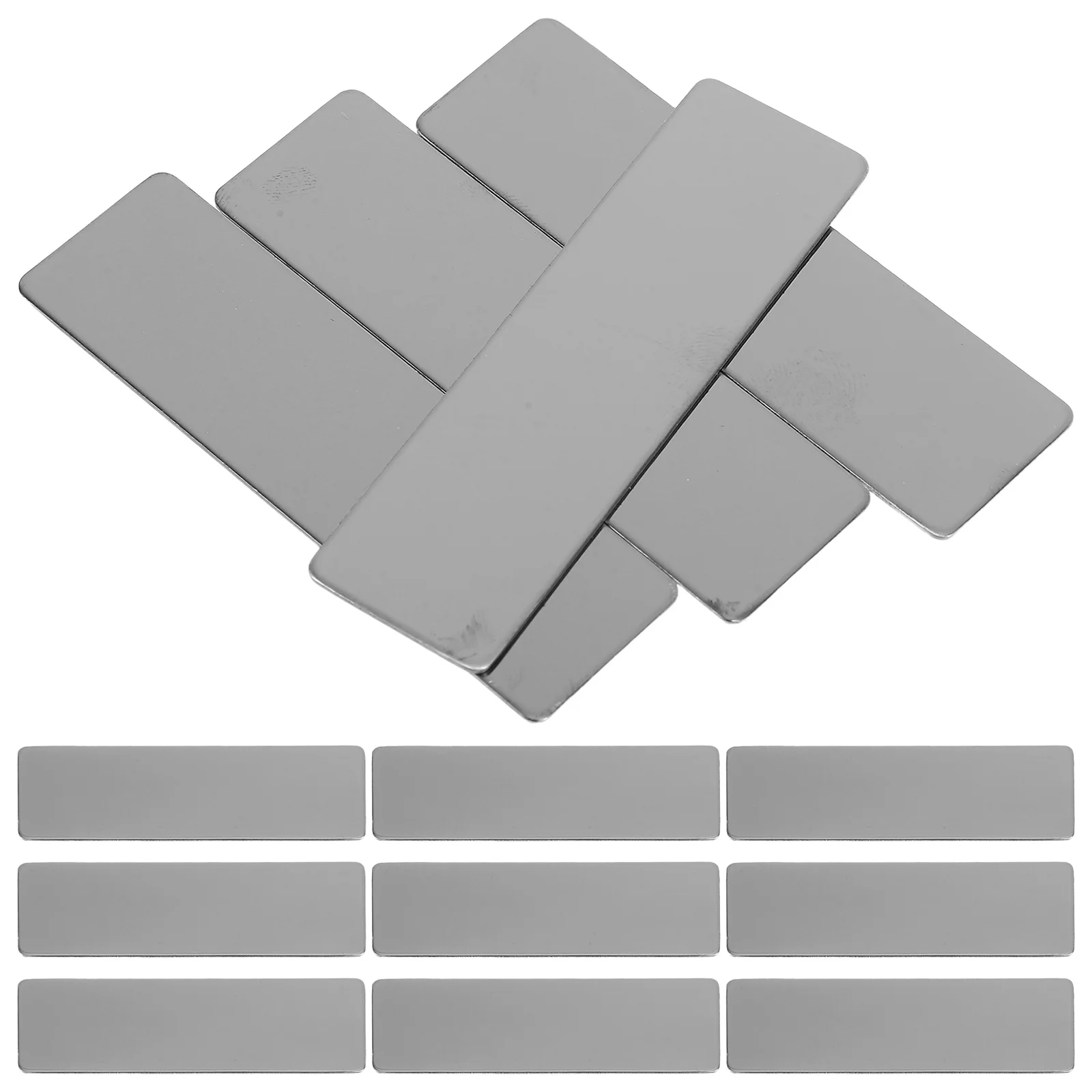 20pcs Stainless Steel Blank Tags Rectangle Metal Name Badge For Engraving Pet Id Diy Craft Rustproof Nameplate
20pcs Stainless Steel Blank Tags Rectangle Metal Name Badge For Engraving Pet Id Diy Craft Rustproof Nameplate