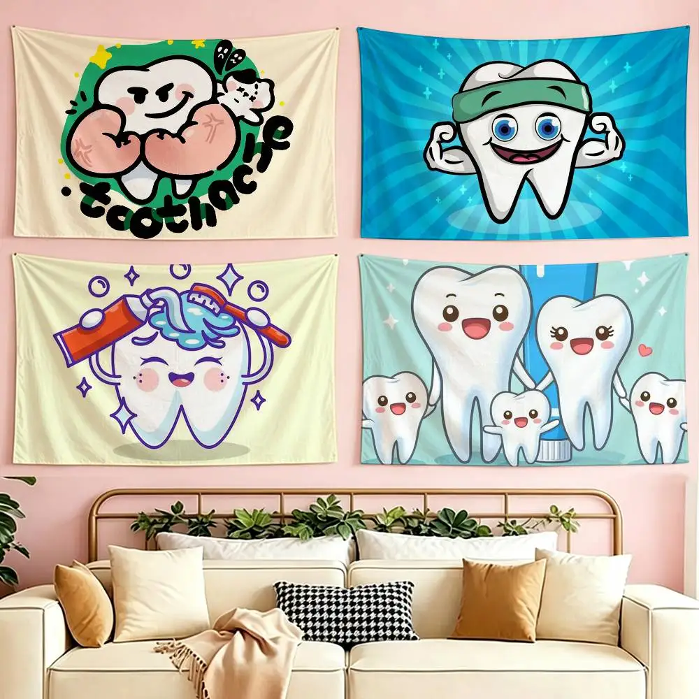 Dental Protect Tooth Cartoon flag Suitable For Party Club Outdoor Interior Wall Decoration Banner Fans Gift
Dental Protect Tooth Cartoon flag Suitable For Party Club Outdoor Interior Wall Decoration Banner Fans Gift